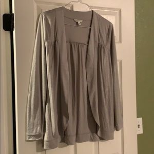Women’s Banana Republic Gray Open Light Cardigan M